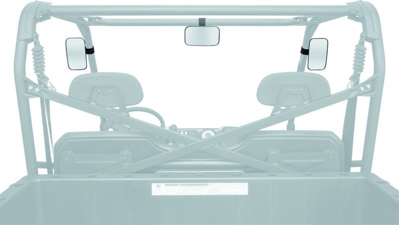 Load image into Gallery viewer, QuadBoss Rear View Mirror UTV 1.75in
