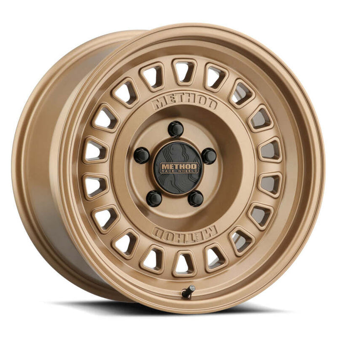 Method MR320 18x9 18mm Offset 8x170 BP 130.81mm CB 5.68in BS Method Bronze Wheel