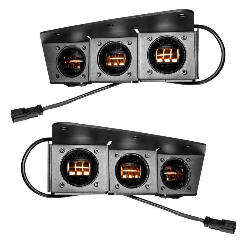 Load image into Gallery viewer, Oracle High 21-22 Ford Bronco Triple LED Fog Light kit for Steel Bumper
