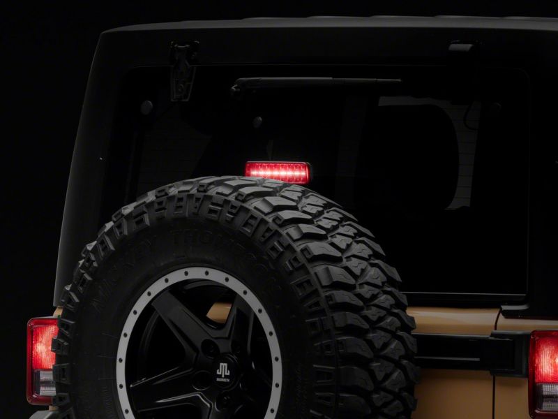 Load image into Gallery viewer, Raxiom 07-18 Jeep Wrangler JK Axial Series Hyper Flash LED Third Brake Light- Smoked
