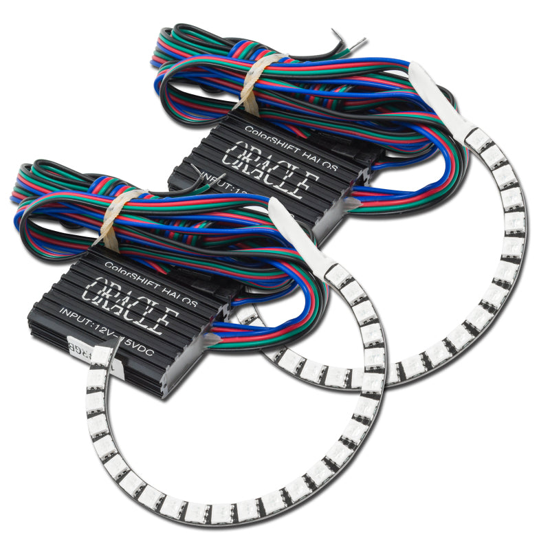 Load image into Gallery viewer, Oracle 16-18 Chevy Camaro RS Headlight Projector Halo Kit - ColorSHIFT w/ 2.0 Controller
