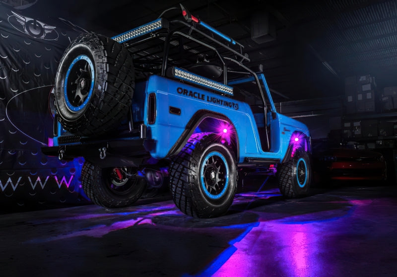 Load image into Gallery viewer, Oracle Bluetooth + RF Underbody Rock Light Kit - 8 PCS - ColorSHIFT
