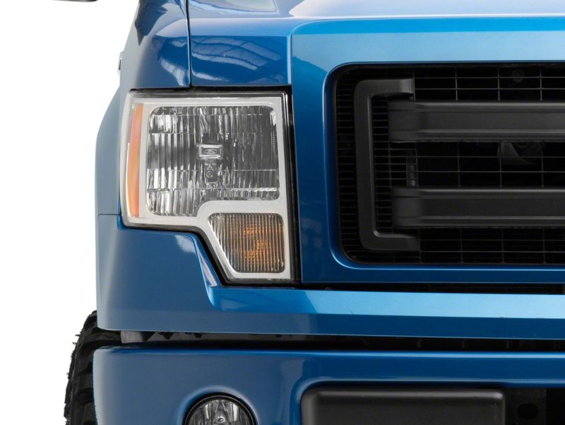 Load image into Gallery viewer, Raxiom 09-14 Ford F-150 Axial OEM Style Rep Headlights- Chrome Housing (Clear Lens)
