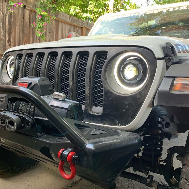 Load image into Gallery viewer, Oracle Jeep JL/Gladiator JT Oculus Bi-LED Projector Headlights - Amber/White Switchback SEE WARRANTY
