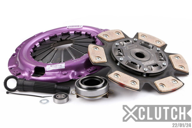 Load image into Gallery viewer, XClutch 92-96 Mitsubishi Lancer GSR 1.8L Stage 2R Extra HD Sprung Ceramic Clutch Kit
