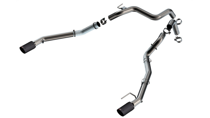 Load image into Gallery viewer, Borla 24-25 Ford Ranger Raptor 2.75in Tail Pipe Kit 4in Tip - Carbon Fiber Black Anodized
