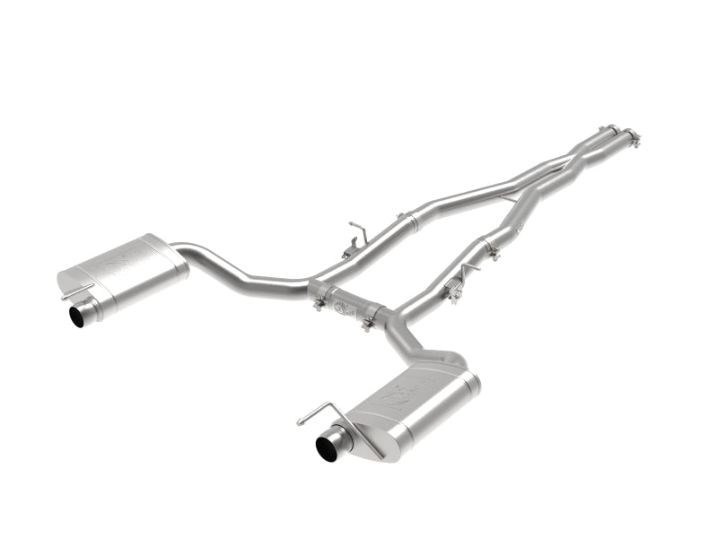 Load image into Gallery viewer, aFe MACH Force-Xp 3in 304 SS Cat-Back Exhaust 15-20 Dodge Charger Hellcat V8-6.2L (sc) / 392 V8-6.4L
