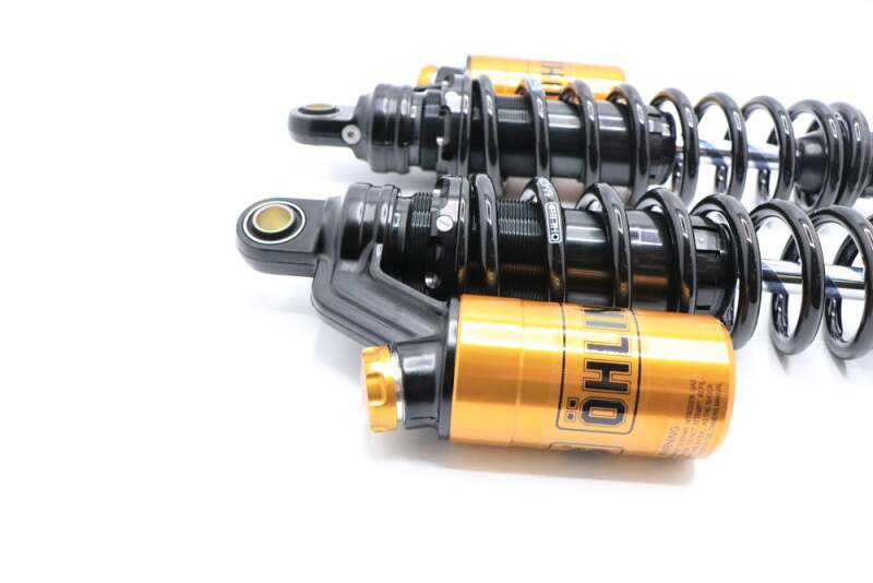 Load image into Gallery viewer, Ohlins 91-17 Harley-Davidson Dyna FXD STX 36 Blackline Shock Absorber w/ Gold Accents
