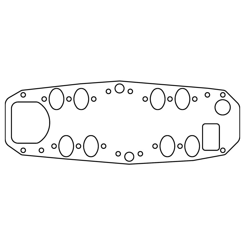 Load image into Gallery viewer, Cometic Ford 8BA/8CM Flathead V8 .060in KF Intake Manifold Gasket - 1948-1953
