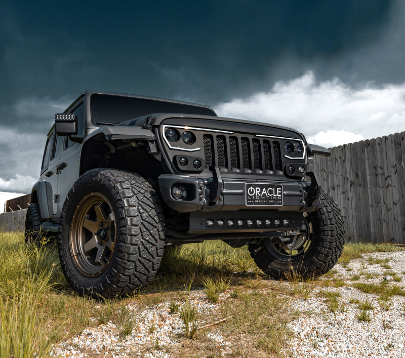 Load image into Gallery viewer, ORACLE Lighting 2019+ Jeep Wrangler JL Skid Plate w/ Integrated LED Emitters - Clear
