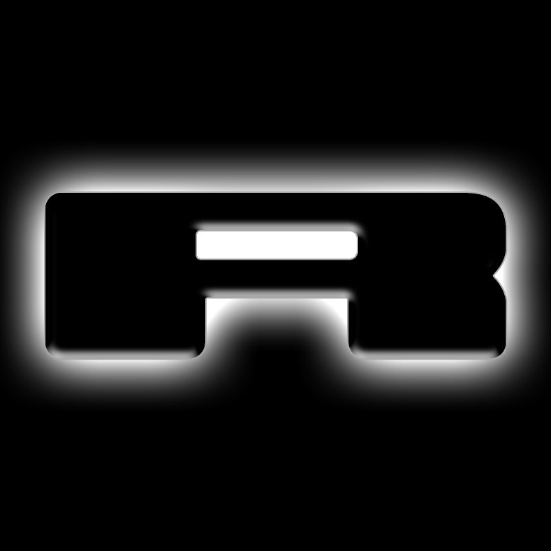 Load image into Gallery viewer, ORACLE Lighting Universal Illuminated LED Letter Badges - Matte Blk Surface Finish - R
