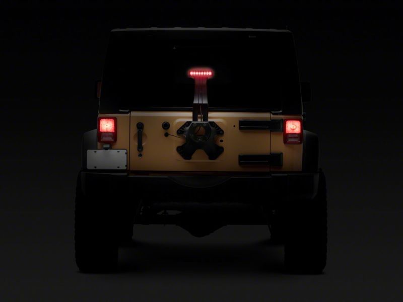 Load image into Gallery viewer, Raxiom 07-18 Jeep Wrangler JK Axial Series Hyper Flash LED Third Brake Light- Smoked
