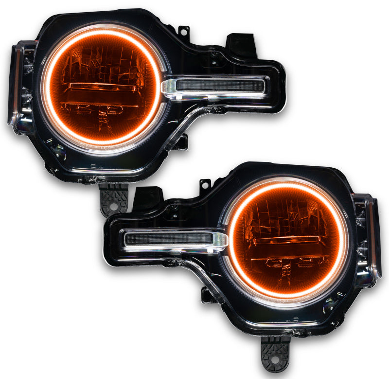 Load image into Gallery viewer, Oracle 2021 Ford Bronco Base Headlight LED Halo Kit - ColorSHIFT - w/ Simple Controller

