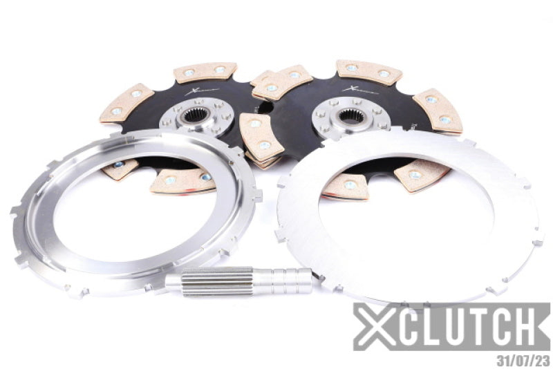 Load image into Gallery viewer, XClutch Ford 9in Twin Solid Ceramic Multi-Disc Service Pack
