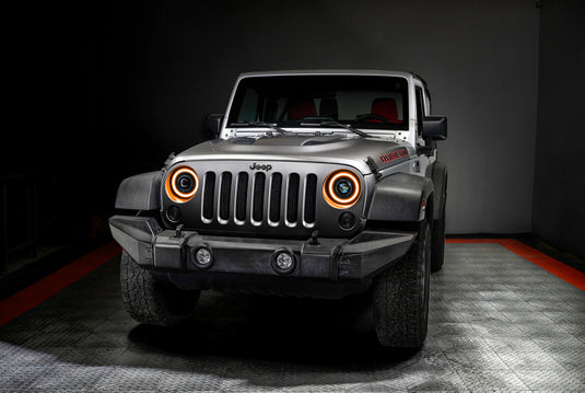 ORACLE Lighting 0718 Jeep Wrangler JK Oculus 7in Switchback Bi-LED Projector Headlights