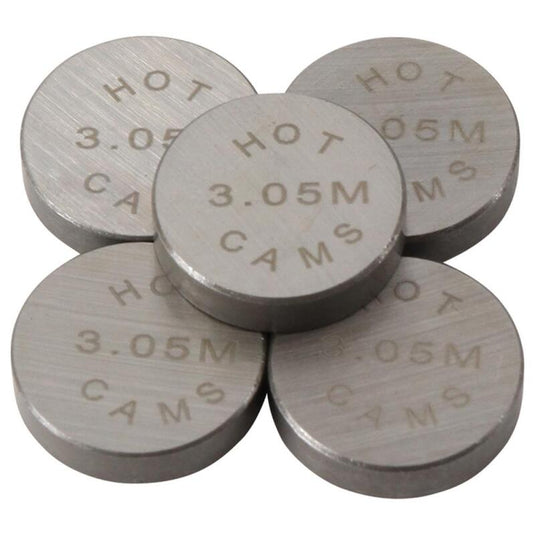Hot Cams Shim Kits 3.050mm Thickness - 5 Pack