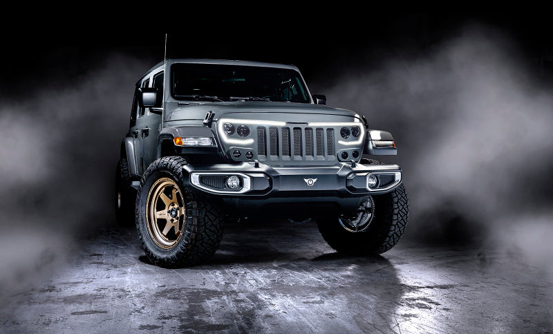 Load image into Gallery viewer, Oracle VECTOR Series Full LED Grille - Jeep Wrangler JL/JT - NA
