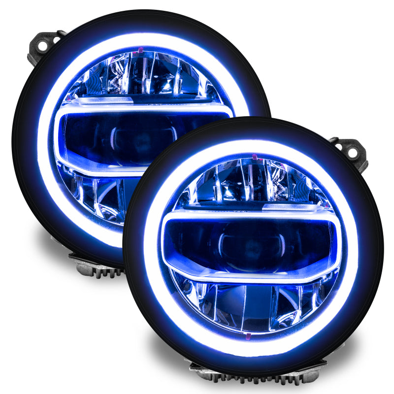 Load image into Gallery viewer, Oracle Jeep Wrangler JL/Gladiator JT RGB+W Headlight DRL Upgrade Kit - ColorSHIFT 2
