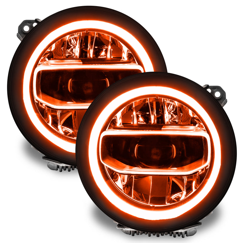 Load image into Gallery viewer, Oracle Jeep Wrangler JL/Gladiator JT RGB+W Headlight DRL Upgrade Kit - ColorSHIFT 2
