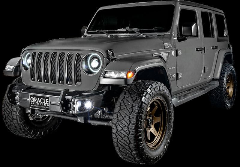 Load image into Gallery viewer, Oracle Jeep Wrangler JL/Gladiator JT Sport High Performance W LED Fog Lights - No Halo
