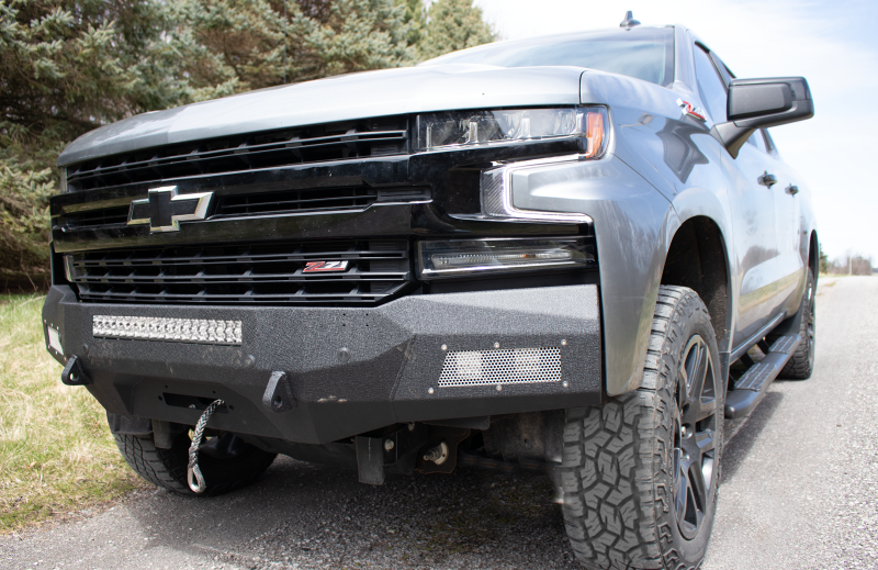 Load image into Gallery viewer, Fishbone Offroad 19-21 Chevrolet Silverado 1500 Rockfish Front Bumper - Black Texture

