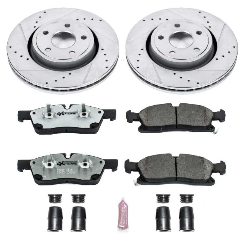 Load image into Gallery viewer, Power Stop 11-19 Dodge Durango Front Z26 Street Warrior Brake Kit
