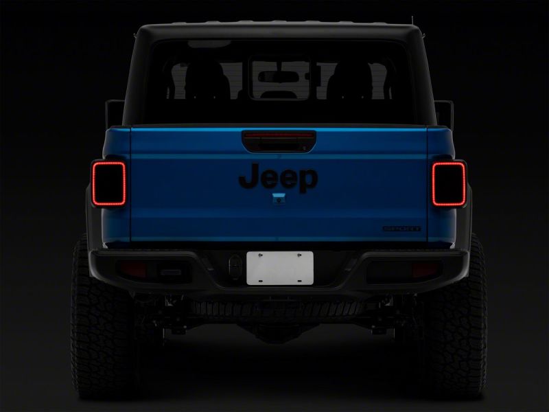 Load image into Gallery viewer, Raxiom 20-23 Jeep Gladiator JT LED Tail Lights- Blk Housing (Smoked Lens)
