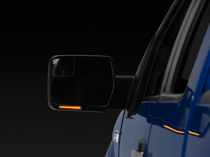 Load image into Gallery viewer, Raxiom 04-14 Ford F-150 Axial Series Sequential Side Mirror LED Turn Signals- Smoked
