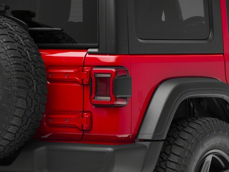 Load image into Gallery viewer, Raxiom 18-23 Jeep Wrangler JL Horizon LED Tail Lights- BlkHousing- Red Lens
