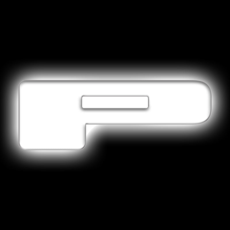 Load image into Gallery viewer, ORACLE Lighting Universal Illuminated LED Letter Badges - Matte Wht Surface Finish - P
