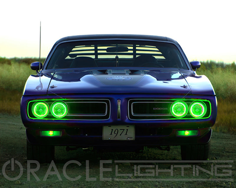 Load image into Gallery viewer, Oracle Pre-Installed Lights 5.75 IN. Sealed Beam - ColorSHIFT Halo SEE WARRANTY
