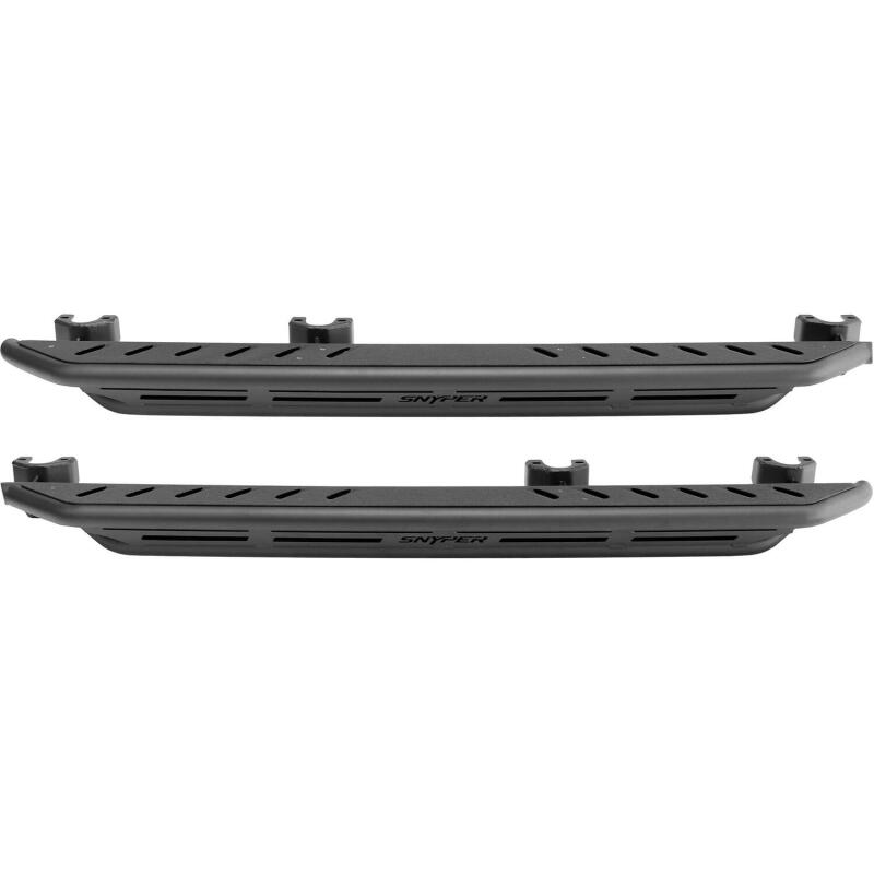 Load image into Gallery viewer, Westin/Snyper 07-17 Jeep Wrangler Unlimited Triple Tube Rock Rail Steps - Textured Black
