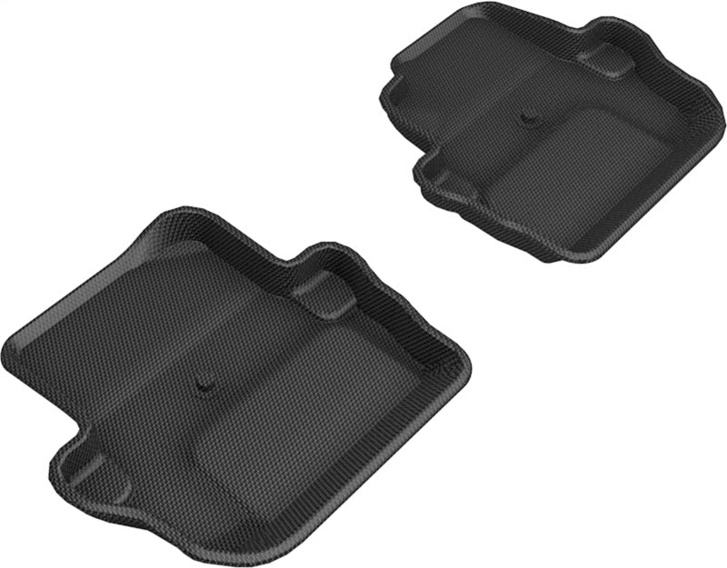 Load image into Gallery viewer, 3D MAXpider 18-25 Jeep Wrangler Sport (JL) 2nd Row Floormats - Black
