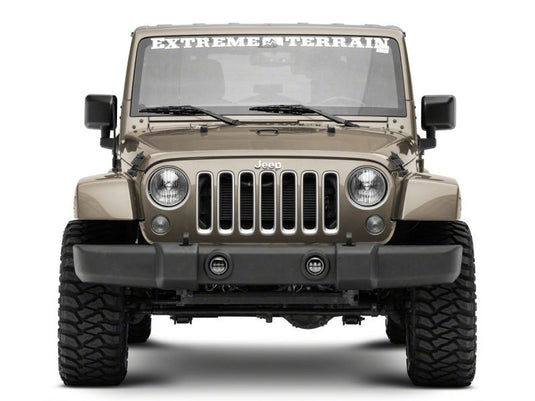 Raxiom 07-18 Jeep Wrangler JK Axial Series 4-In LED Fog Lights w/ Halo
