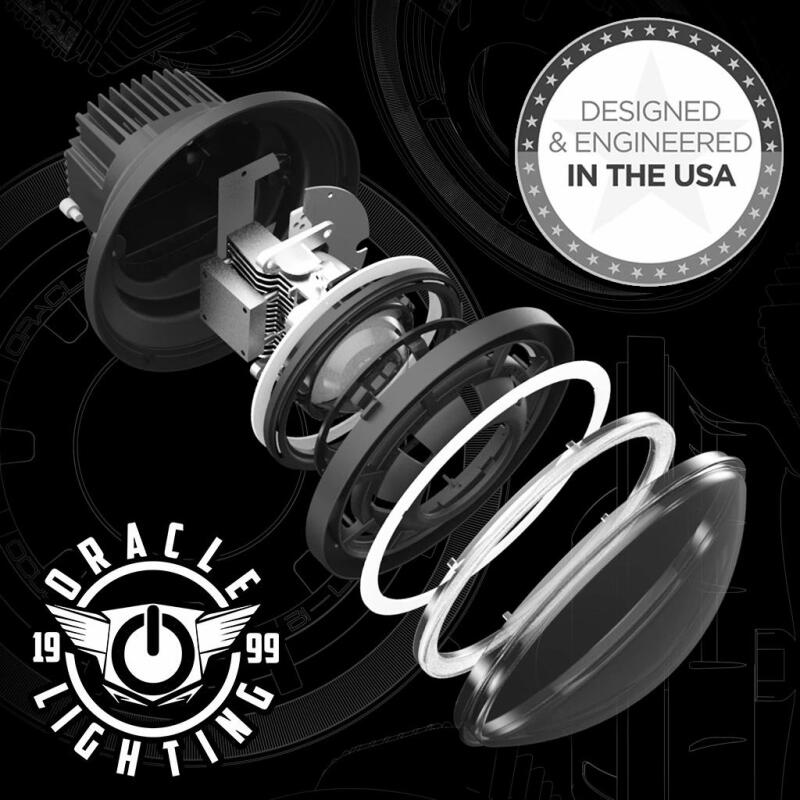 Load image into Gallery viewer, Oracle Oculus 7in ColorSHIFT Bi-LED Projector Headlights for Jeep Wrangler JK
