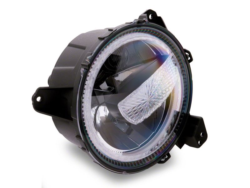 Load image into Gallery viewer, Raxiom 18-23 Jeep Wrangler JL Axial Series 9-In LED Headlights- Blk Housing (Clear Lens)
