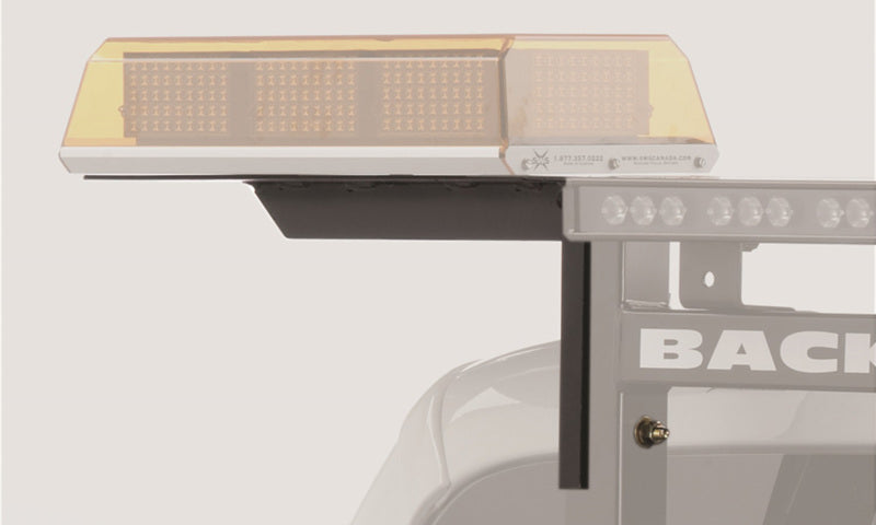 Load image into Gallery viewer, BackRack Light Bracket 16in x 7in Base Drivers or Passenger Side
