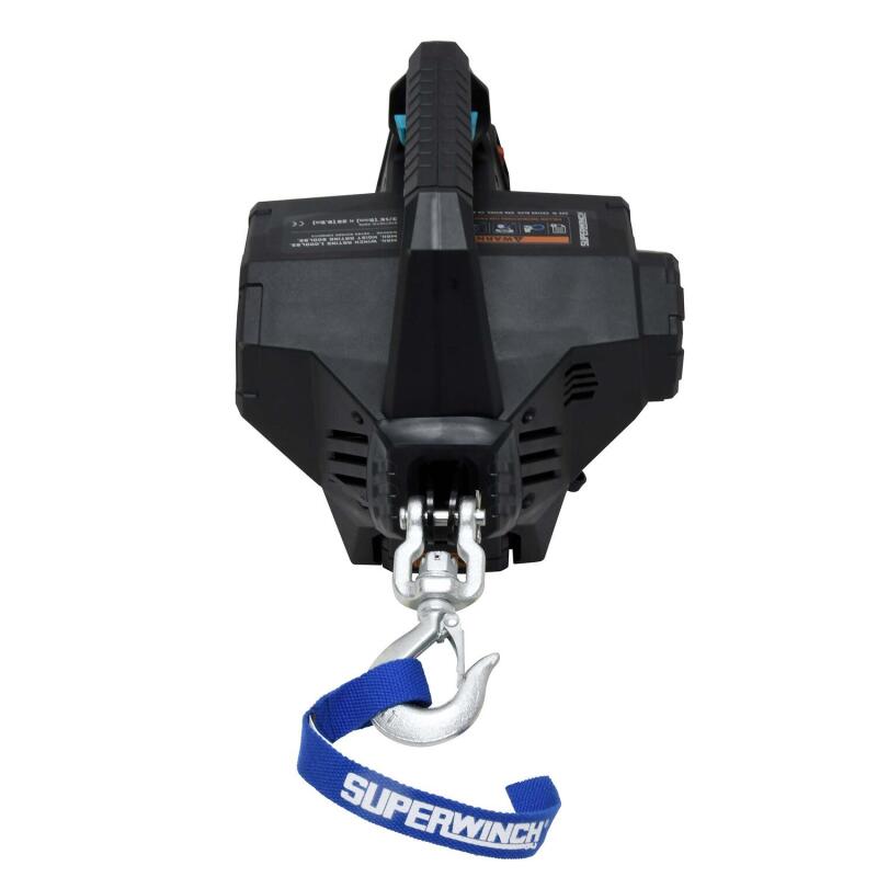 Load image into Gallery viewer, Superwinch Hand Hauler 1000 Winch 24 VDC 1000 lbs Line Pull Soft Shackle Rope End Safely
