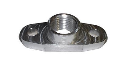Load image into Gallery viewer, Torque Solution Extended Port Matched Oil Drain Flange: -10AN for T3/T4 PTE / Turbonetics
