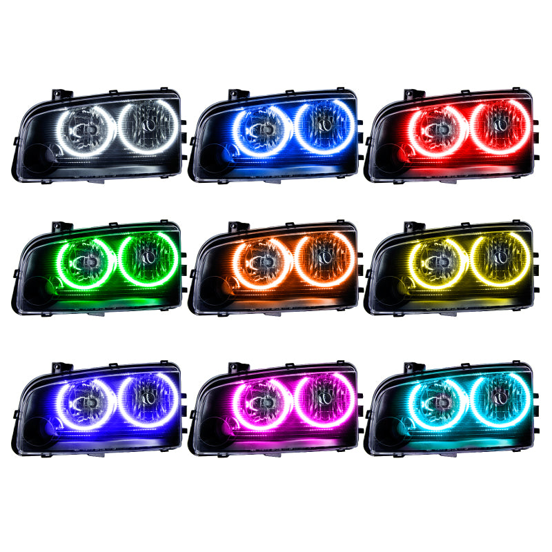 Load image into Gallery viewer, Oracle Dodge Charger 05-10 Halo Kit - ColorSHIFT w/ Simple Controller
