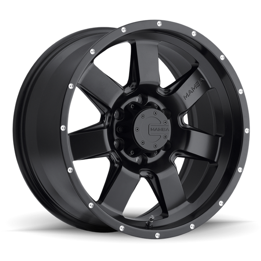 Mamba M14 17x9 5x127 ET12 Matte Black / Drill Holes