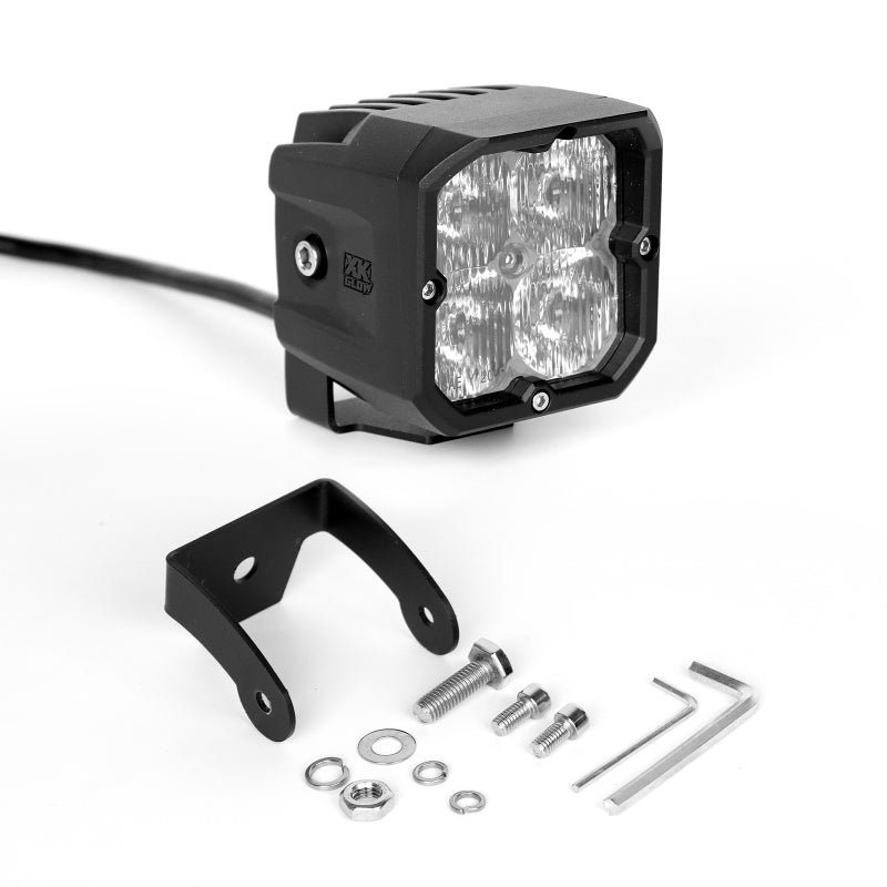 Load image into Gallery viewer, XK Glow XKchrome 20w LED Cube Light w/ RGB Accent Light - Fog Beam
