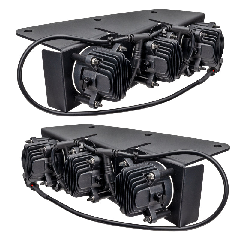 Load image into Gallery viewer, ORACLE Lighting 21-22 Ford Bronco Triple LED Fog Light Kit for Steel Bumper - White
