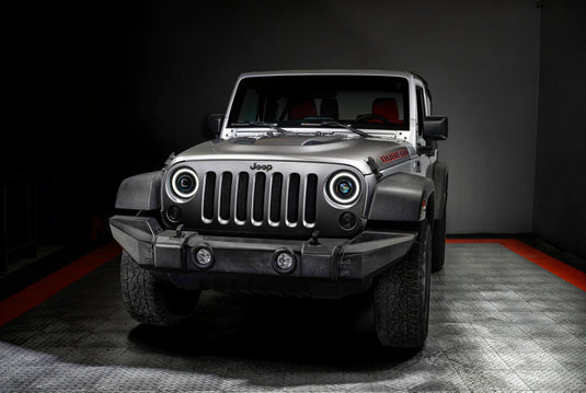 ORACLE Lighting 0718 Jeep Wrangler JK Oculus 7in Switchback Bi-LED Projector Headlights