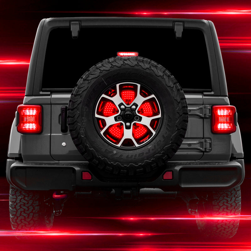 Load image into Gallery viewer, XK Glow Jeep 5th Wheel Light w/ Brake, Running, Reverse and Turn Signal Lights
