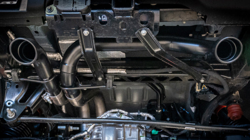 Load image into Gallery viewer, Borla 22-24 Ford Bronco Raptor V6 Turbo AT 2WD / 4WD ATAK Catback Exhaust w/ 4in Black Coated Tips
