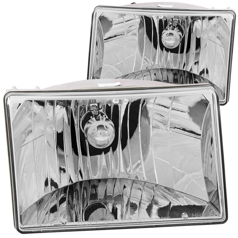 Load image into Gallery viewer, ANZO 1993-1998 Jeep Grand Cherokee Crystal Headlights Chrome

