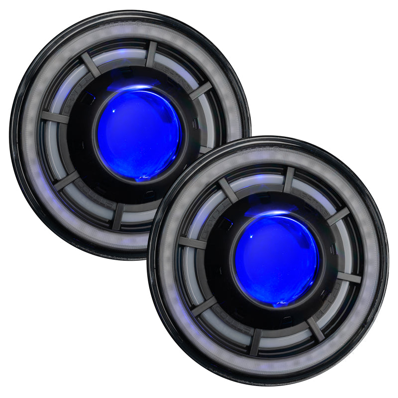 Load image into Gallery viewer, ORACLE Lighting 0718 Jeep Wrangler JK Oculus 7in ColorSHIFT Bi-LED Projector Headlights
