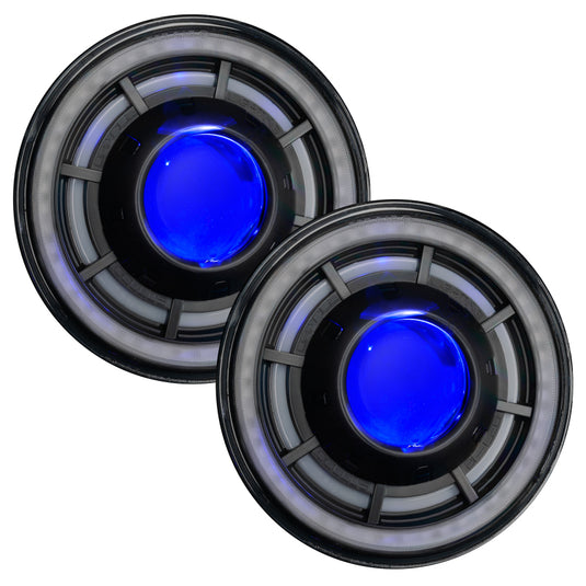 ORACLE Lighting 0718 Jeep Wrangler JK Oculus 7in ColorSHIFT Bi-LED Projector Headlights