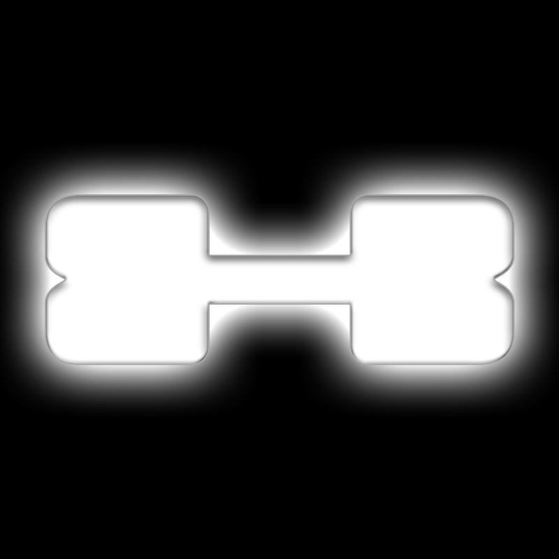 Load image into Gallery viewer, ORACLE Lighting Universal Illuminated LED Letter Badges - Matte Wht Surface Finish - X
